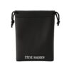 Steve Madden Stainless Steel Cross Charm Black
