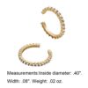 14K Gold Ear Cuffs for Non Pierced Ears Cartilage Earrings