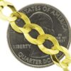 10k Yellow Gold 7mm Solid Cuban Curb Link Chain Bracelet