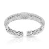 NATALIA DRAKE 1/4 Cttw Diamond Engraved Cuff Bracelet 7 Inch