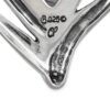 Carolyn Pollack Sterling Silver Gray Mother of Pearl Pendant Enhancer – A Signature Design from the Smoky Mountains Collection
