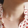 BENIQUE Dainty Thin Chain Choker Necklace for Women Girls