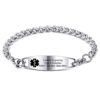MOWOM Medical Alert Bracelet Custom Engraved Allergy