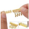 Layered Necklace Spacer Clasp & 6 Sizes Double Head