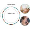 16 Pieces Boho Beads Choker Seed Beaded Choker Necklace