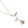 3D Rose Necklace - A Personalized Floral Pendant for Elegance and Romance