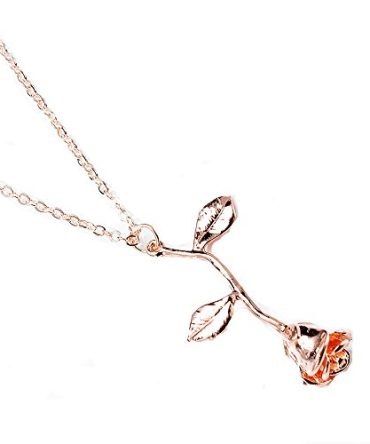 3D Rose Necklace - A Personalized Floral Pendant for Elegance and Romance