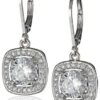 Sterling Silver Cubic Zirconia Halo Set