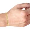 10k Yellow Gold 6mm Miami Cuban Link Chain Bracelet
