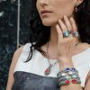 Blue Lapis Gemstone Doublet Pendant Enhancer