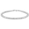 14K Gold Plated White Gold Bracelets for Women