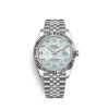 WHITE GOLD MOTHER OF PEARL DIAMOND ROLEX DATEJUST