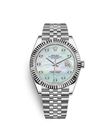 WHITE GOLD MOTHER OF PEARL DIAMOND ROLEX DATEJUST