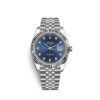 ROLEX DATEJUST BLUE DIAMOND DIAL JUBILEE BRACELET