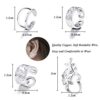 Fake Lip Cartilage Tragus Helix Body Jewelry Set