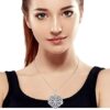 Vintage Style Filigree Flower Heart Shape Aromatherapy