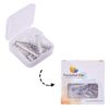 PH PandaHall 12pcs 6 Sizes Slide Clasp Lock with Magnetic Bracelet
