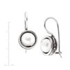Freshwater Cultured Pearl Drop Earrings in Sterling Silver