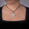 American West Sterling Silver Carved White Mother of Pearl