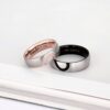 ANAZOZ Hers & Women's for Real Love Heart Promise Ring