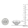 Dazzlingrock Collection 0.60 Carat (ctw) Round White Diamond Ladies