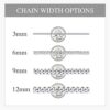 6mm Choker Curb Chain Length Stainless Steel