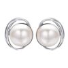 Timeless Elegance: Simulated Ivory Pearl Clip Earrings