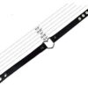 Premium Black Vegan Leather Choker and Collar Necklace