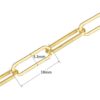 Paperclip Gold Link Chain Necklace Bracelet