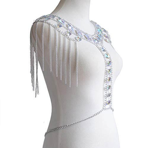 Chain Women Waist Vest Harness Shoulder Jewelry Kit