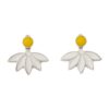 Pura Vida Silver Daisy Ear Jacket Earrings