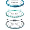 Wave Handmade Adjustable Friendship Bracelet 12 Pieces