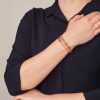 Fossil Rondel Leather Wrist Wrap Bracelet