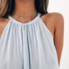 Star Choker Necklace Set Dainty Gold and Silver Chain Pendant