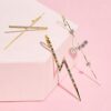 3 Pieces Ear Crawler Earrings