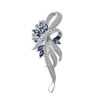 Crystal Brooch Fancy Vintage Style Flower Brooch Pin