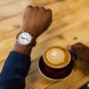 Varsche Analog Dress Wrist Watch with Genuine Leather Strap