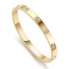 Love Friendship Bracelet Bangle Gold Rose Gold Silver