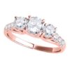 MauliJewels Engagement Rings for Women 1/2 Carat