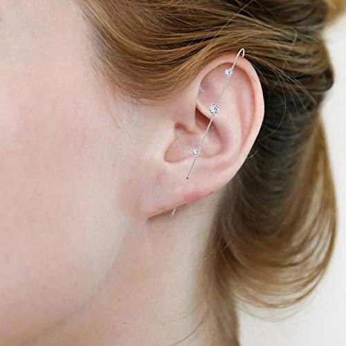 4 pcs Ear Wrap Crawler Hook Earrings for Women