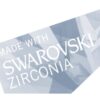 Platinum-Plated Sterling Silver Swarovski Zirconia Channel Set