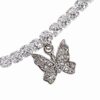 Butterfly Necklace 4mm Tennis Chain