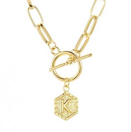 Valentine's Pendant Necklace 14K Gold Vintage Choker