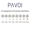 PAVOI 14K Gold Freshwater Cultured White Button Pearl