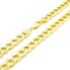 Nuragold 10k Yellow Gold 11mm Cuban Curb Link Chain Bracelet