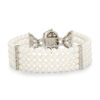 Cultured Pearl and .15 ct. t.w. Diamond Multi-Strand Bracelet