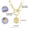 Valentine's Pendant Necklace 14K Gold Vintage Choker