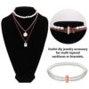 14 Pieces 4 Sizes Slide Magnetic Clasp Connectors Tube