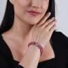 American West Sterling Silver Pink Rhodonite Gemstone