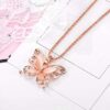 Women Necklace, 1PC Fashion Womens Lady Rose Pendant